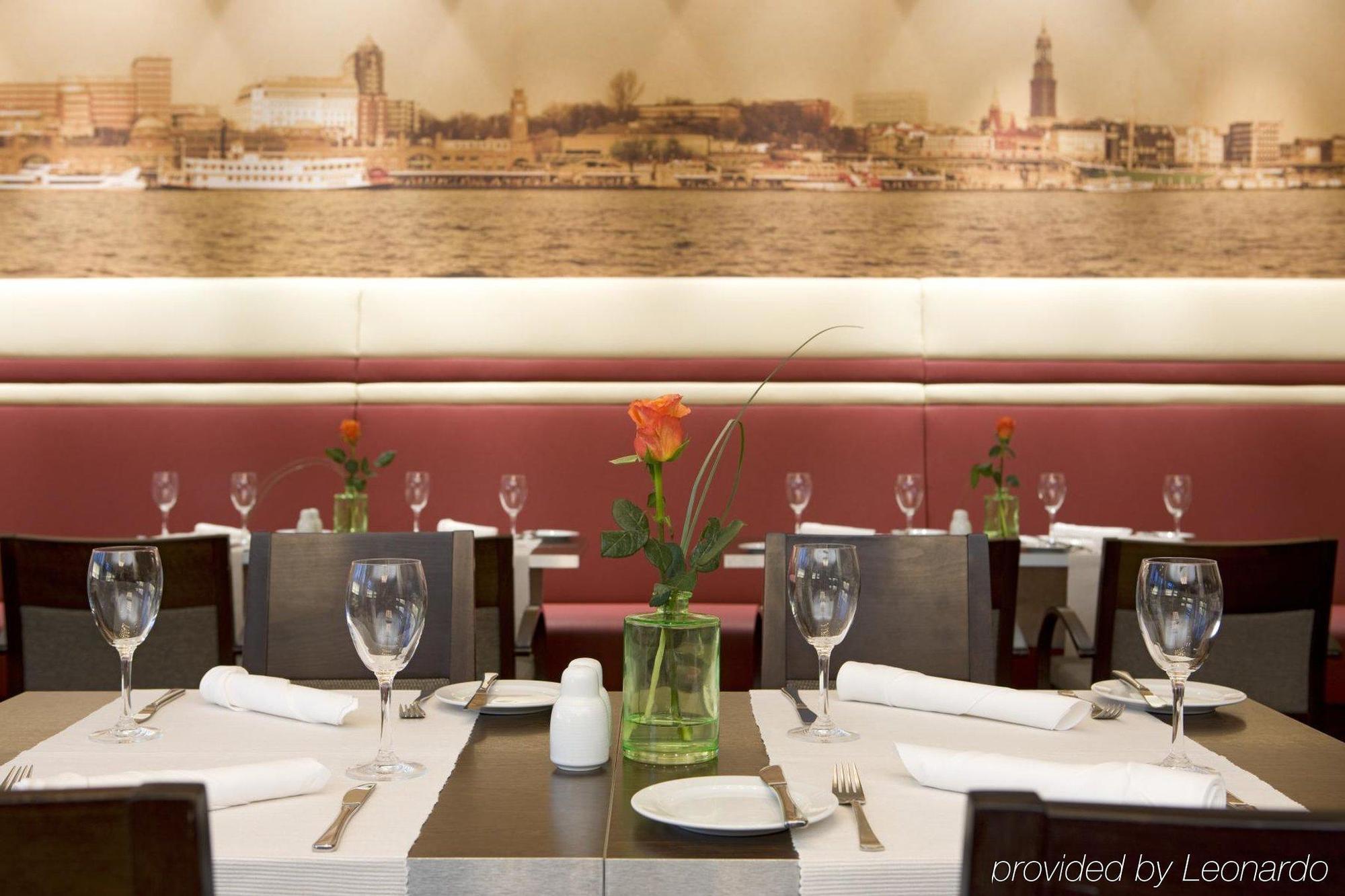 อินเตอร์ซิตี้โฮเทล ฮัมบวร์ค เฮาพท์บานโฮฟ Hotel ฮัมบูร์ก ร้านอาหาร รูปภาพ